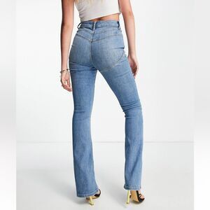 ASOS high waist flared jeans size 25/32